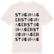 Vintage White t-shirt med Stuguhagen ordlek t-shirt