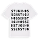 Stugumossen ordlek t-shirt