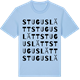 Blue Soul t-shirt med Stuguslätt ordlek t-shirt