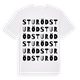 Sturöd ordlek t-shirt