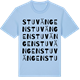 Blue Soul t-shirt med Stuvängen ordlek t-shirt