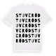 Stuveröd ordlek t-shirt