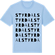 Blue Soul t-shirt med Styrdal ordlek t-shirt