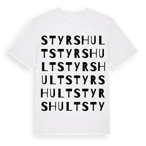 Styrshult ordlek t-shirt – ekologisk bomull t-shirt från Pinshirt