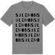 Mid Heather Gray t-shirt med Sulemon ordlek t-shirt