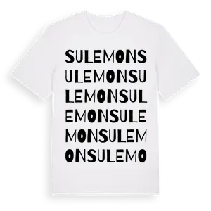 Sulemon ordlek t-shirt – ekologisk bomull t-shirt från Pinshirt