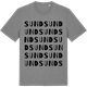 Mid Heather Gray t-shirt med Sund ordlek t-shirt