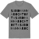 Mid Heather Gray t-shirt med Sundhammar och Tofta ordlek t-shirt