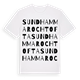 Sundhammar och Tofta ordlek t-shirt