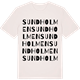 Vintage White t-shirt med Sundholmen ordlek t-shirt