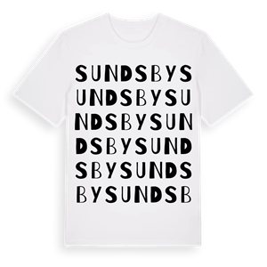 Sundsby ordlek t-shirt – ekologisk bomull t-shirt från Pinshirt