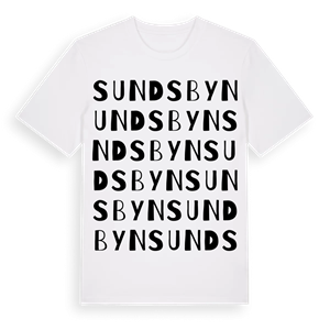 Sundsbyn ordlek t-shirt – ekologisk bomull t-shirt från PinShirt