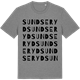 Mid Heather Gray t-shirt med Sundseryd ordlek t-shirt