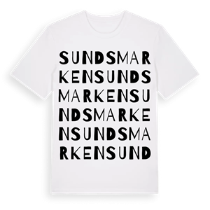 Sundsmarken ordlek t-shirt – ekologisk bomull t-shirt från Pinshirt