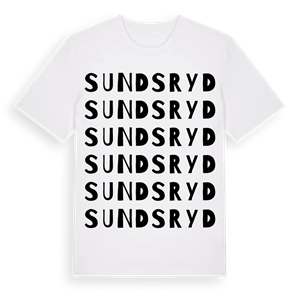 Sundsryd ordlek t-shirt – ekologisk bomull t-shirt från Pinshirt
