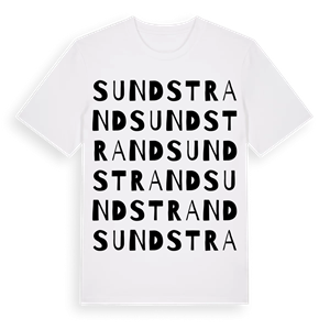 Sundstrand ordlek t-shirt – ekologisk bomull t-shirt från Pinshirt
