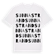 Sunna strand ordlek t-shirt