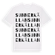 White t-shirt med Sunnerkällan ordlek t-shirt