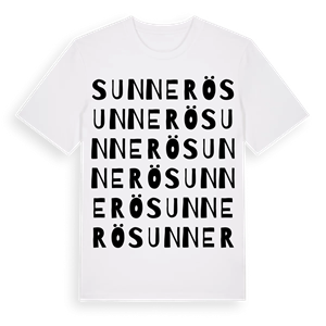 Sunnerö ordlek t-shirt – ekologisk bomull t-shirt från Pinshirt