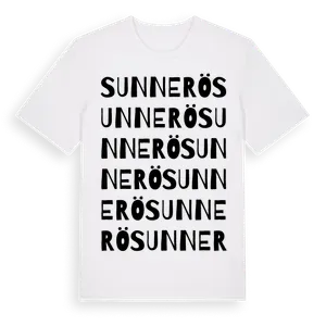 Sunnerö ordlek t-shirt – ekologisk bomull t-shirt från Pinshirt