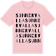 Pink Cotton t-shirt med Sunnervalla ordlek t-shirt