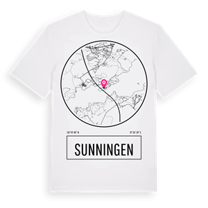 Sunningen t-shirt – ekologisk bomull t-shirt från Pinshirt