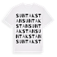 White t-shirt med Suntakstan ordlek t-shirt