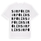 Surpölen ordlek t-shirt