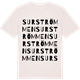 Vintage White t-shirt med Surströmmen ordlek t-shirt