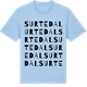 Blue Soul t-shirt med Surtedal ordlek t-shirt