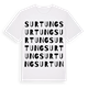 Surtung ordlek t-shirt