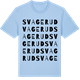 Blue Soul t-shirt med Svagerud ordlek t-shirt