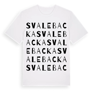 Svalebacka ordlek t-shirt – ekologisk bomull t-shirt från Pinshirt