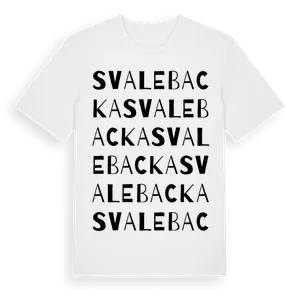 Svalebacka ordlek t-shirt – ekologisk bomull t-shirt från Pinshirt