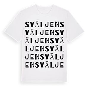 Sväljen ordlek t-shirt – ekologisk bomull t-shirt från PinShirt