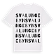 Svalungebyn ordlek t-shirt