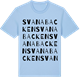 Blue Soul t-shirt med Svanabacken ordlek t-shirt