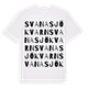 Svanasjökvarn ordlek t-shirt