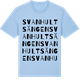 Blue Soul t-shirt med Svanhultsängen ordlek t-shirt