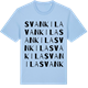 Blue Soul t-shirt med Svankila ordlek t-shirt
