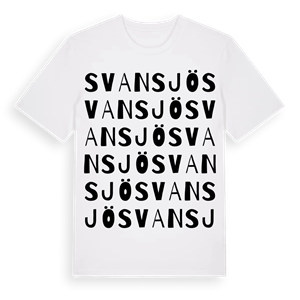 Svansjö ordlek t-shirt – ekologisk bomull t-shirt från Pinshirt