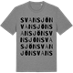 Mid Heather Gray t-shirt med Svansjön ordlek t-shirt