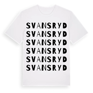 Svansryd ordlek t-shirt – ekologisk bomull t-shirt från Pinshirt