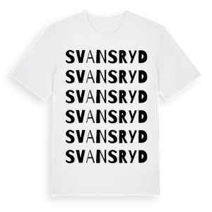 Svansryd ordlek t-shirt – ekologisk bomull t-shirt från Pinshirt