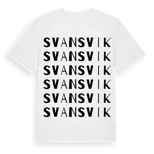 Svansvik ordlek t-shirt – ekologisk bomull t-shirt från Pinshirt
