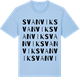 Blue Soul t-shirt med Svanvik ordlek t-shirt
