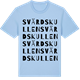 Blue Soul t-shirt med Svärdskullen ordlek t-shirt
