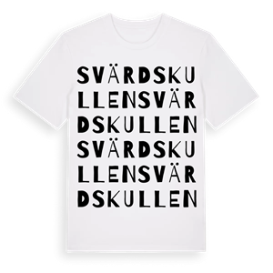 Svärdskullen ordlek t-shirt – ekologisk bomull t-shirt från Pinshirt
