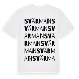 Svärman ordlek t-shirt – ekologisk bomull t-shirt från Pinshirt