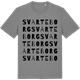 Mid Heather Gray t-shirt med Svarteborg ordlek t-shirt
